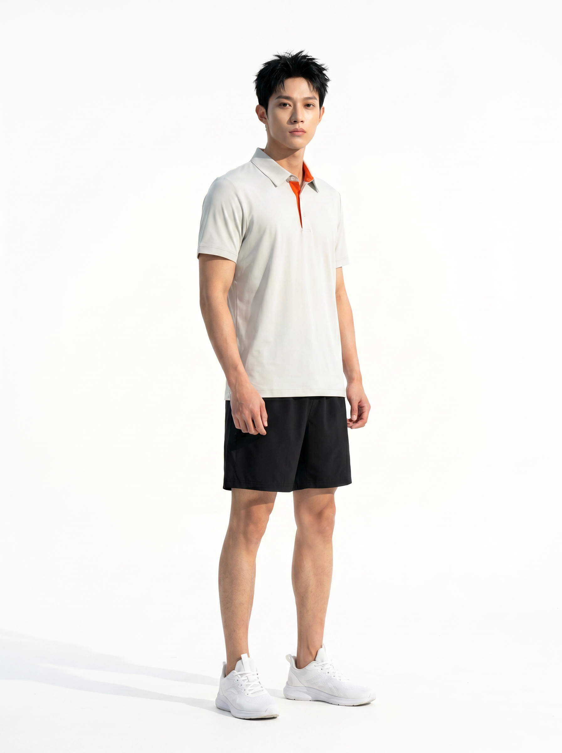 紳⼠⾼球 | 男⼠機能⾼彈商務運動 Polo 衫
