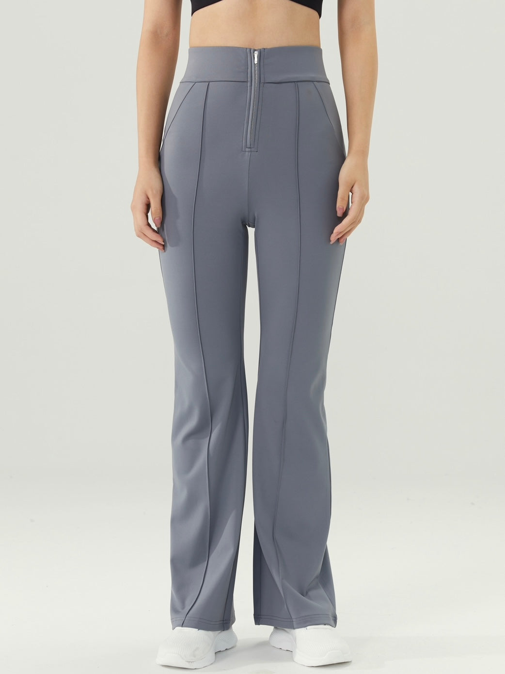 Zip-UP Flare Pants