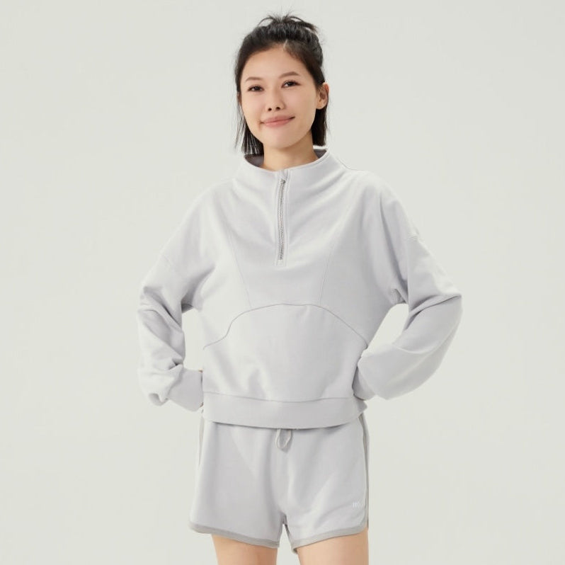 Basic半拉鍊衛衣 