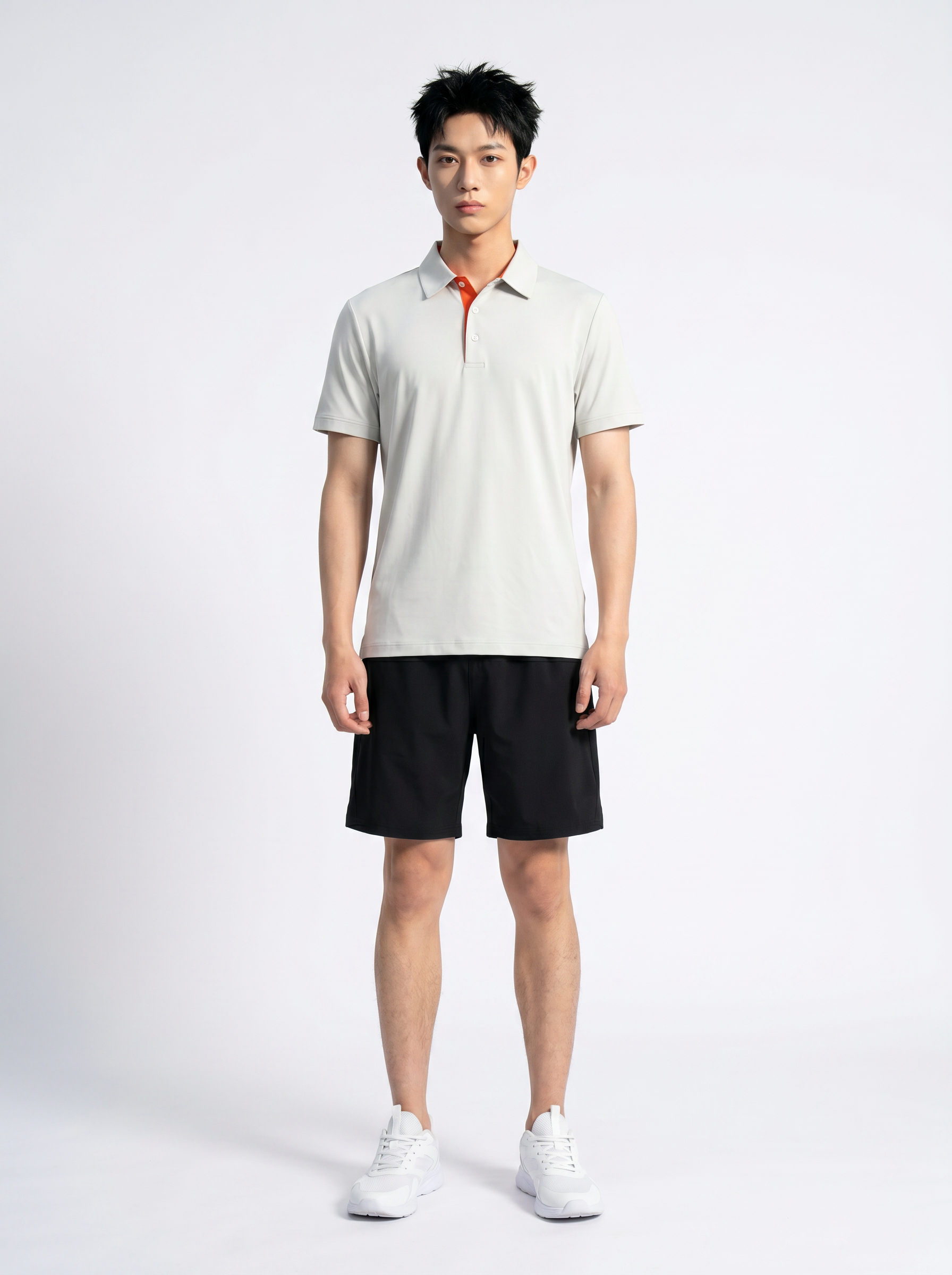 紳⼠⾼球 | 男⼠機能⾼彈商務運動 Polo 衫