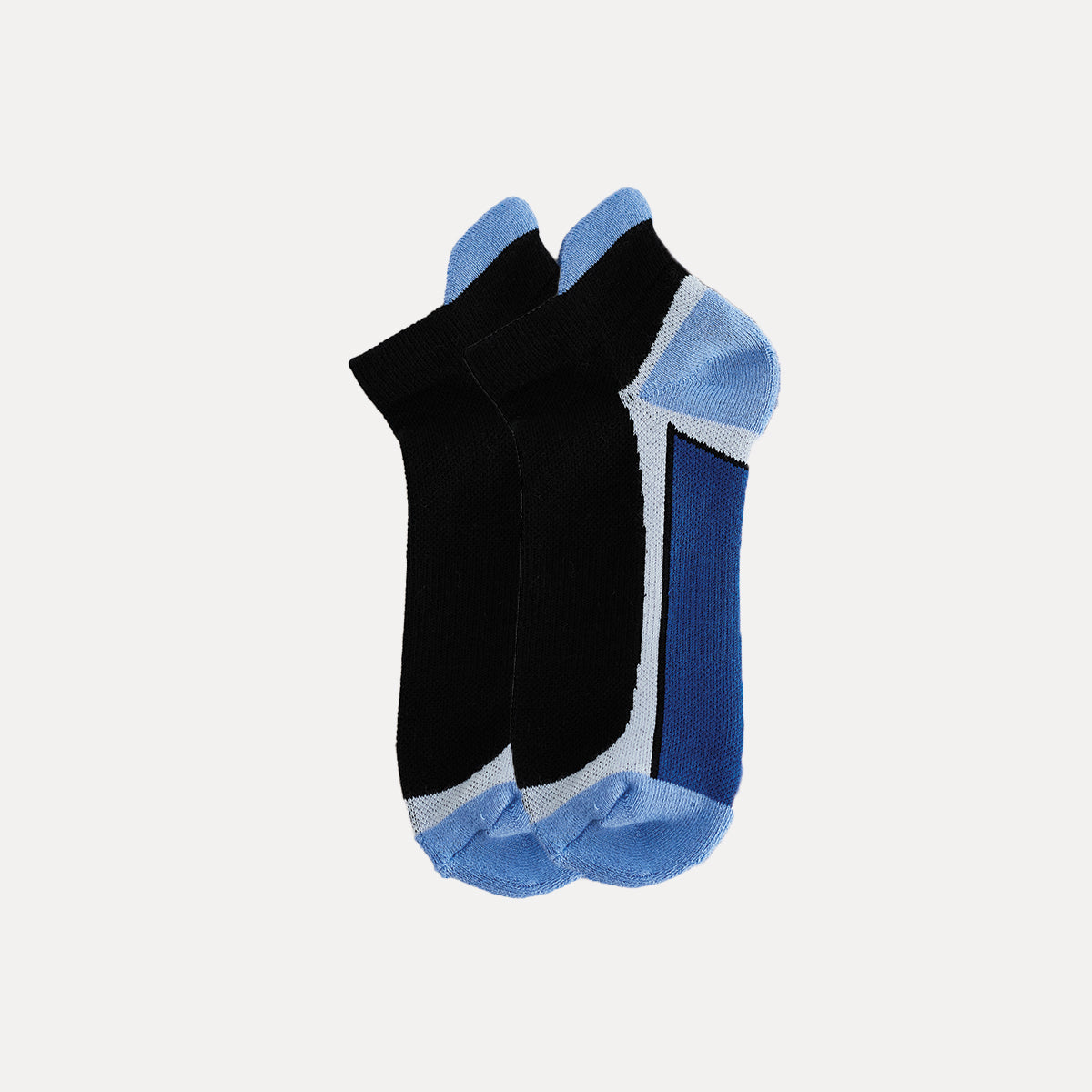 襪子 |加墊踝襪 - 藍色